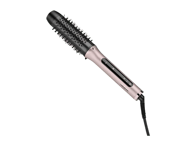 Moldeador - Babyliss HSB200E, Tecnología iónica, 4 niveles de temperatura, Voluminizador Volume Boost, Rosa