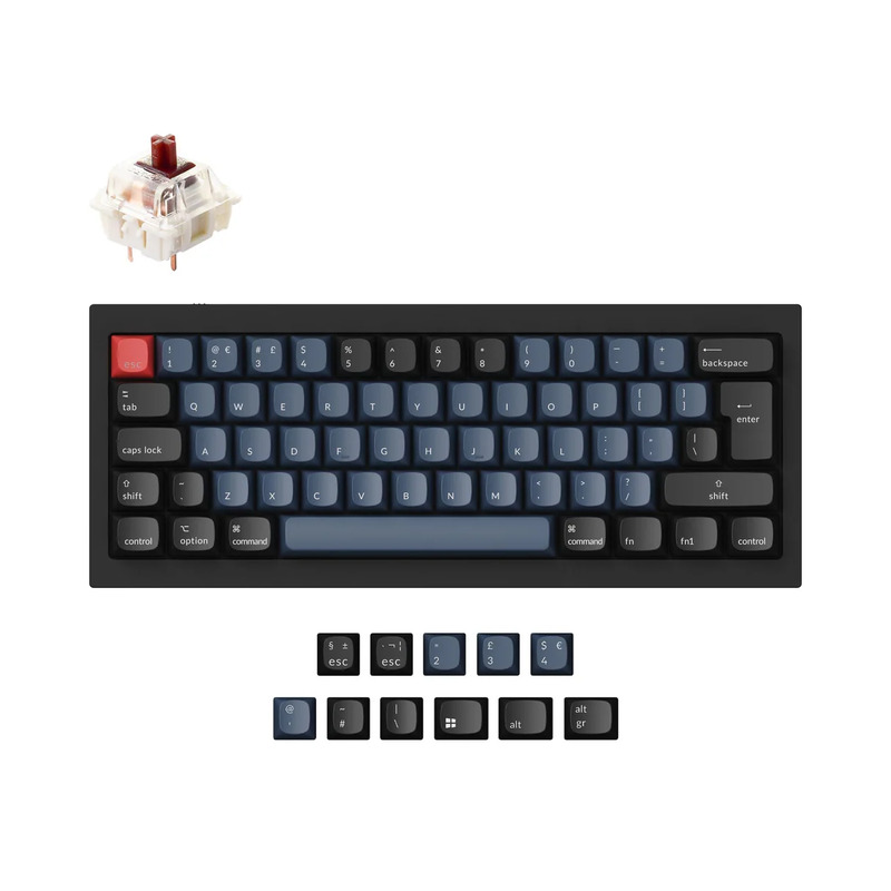 Keychron Q4 QMK ISO-ES Max-Swappable Switch Brown