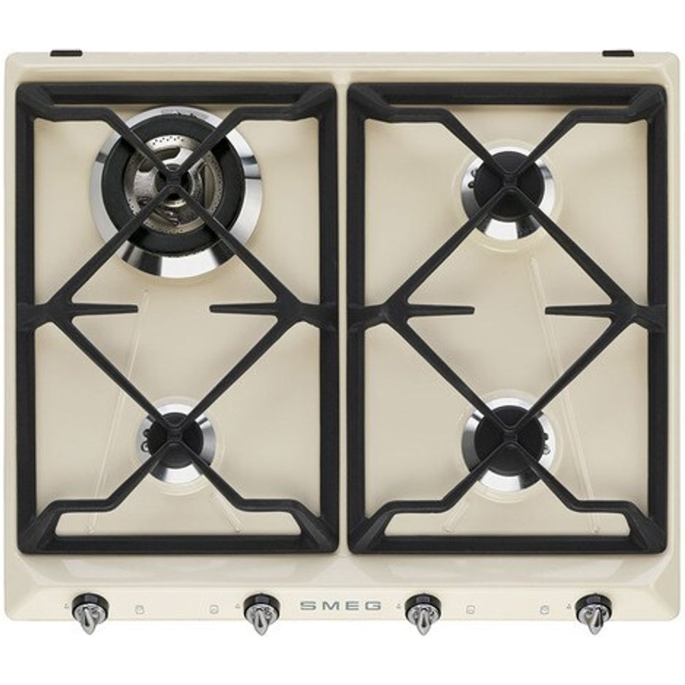 Smeg - Placa gas Smeg 4 quemadores - SR964PGH.