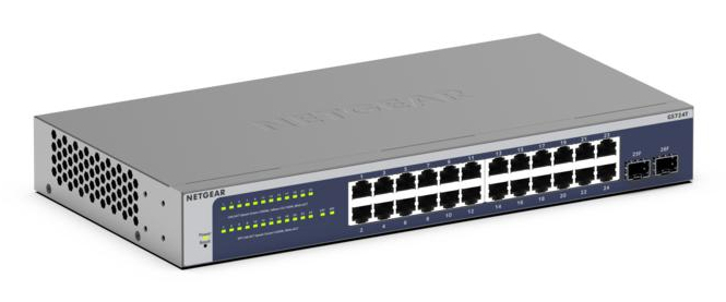 NETGEAR GS724T Gestionado L2+/L3 Gigabit Ethernet GS724T-600EUS
