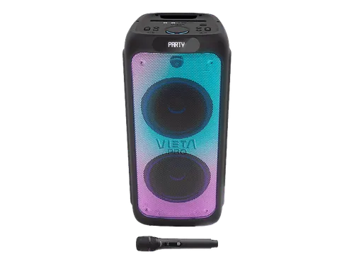 Altavoz de gran potencia - Vieta Party 220, 70 W, Con batería, Autonomía 9h, Bluetooth, Negro