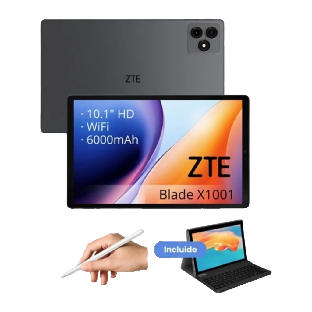 Tablet ZTE Tab Blade X1001W 4GB/128GB Gris Stylus Pen y Teclado 10.1 pulgadas 6000mAh WiFi