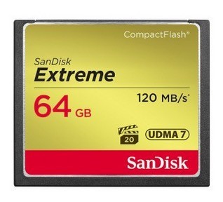 SanDisk CF Extreme 64GB CompactFlash SDCFXSB-064G-G46
