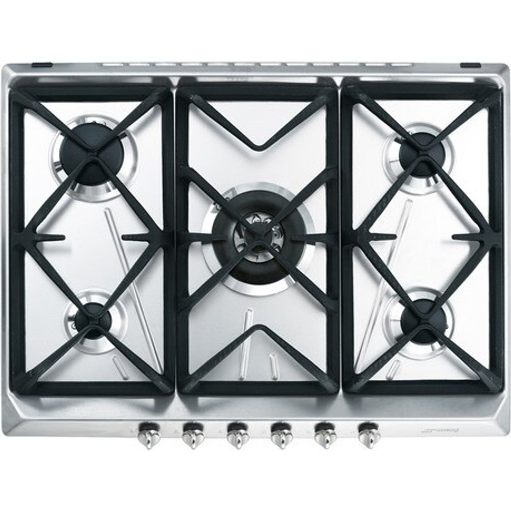 Smeg - Placa gas Smeg 5 quemadores - SRV576GH5.