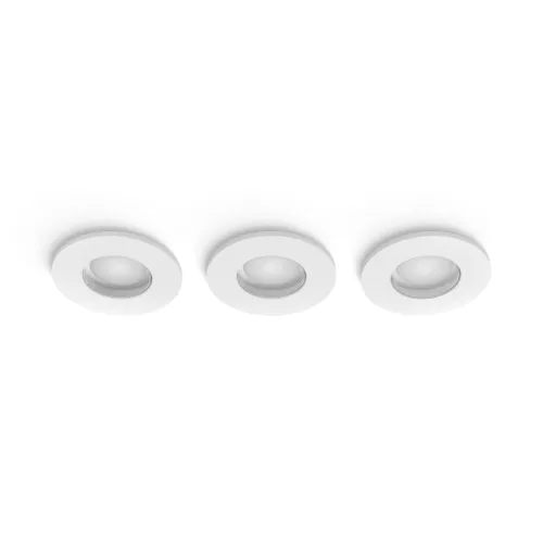 Philips Hue White Ambiance Downlight Empotrable Adore Bathroom (paquete De 3) Blanco: imagen 2