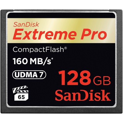 SanDisk 128GB Extreme Pro CF 160MB/s CompactFlash SDCFXPS-128G-X46