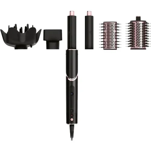 Shark FlexStyle 5-in-1 Negro/Rosa 1400W cerámica 3 temperaturas aire frío Secador y moldeador