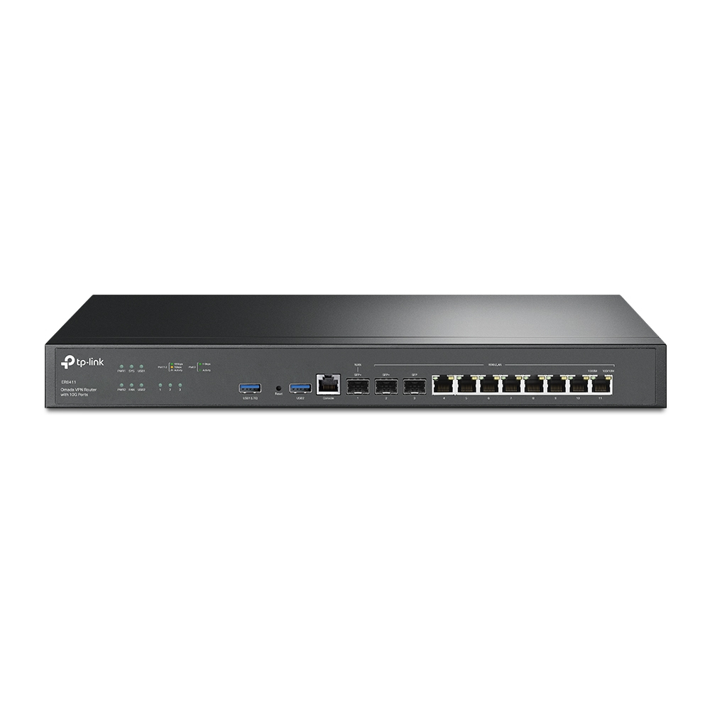TP-Link Omada ER8411 router Gigabit Ethernet Negro ER8411
