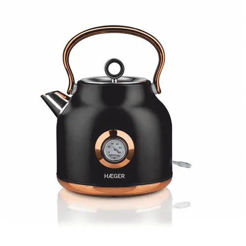 HAEGER ART DECO BLACK HERVIDORA