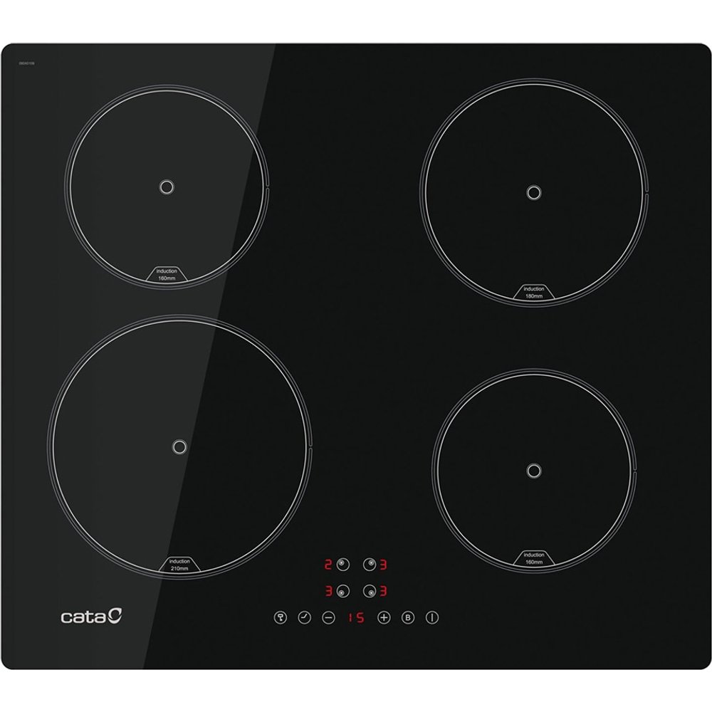 Cata - Placa inducción Cata con 4 zonas de cocción - 6324 E2 BK.