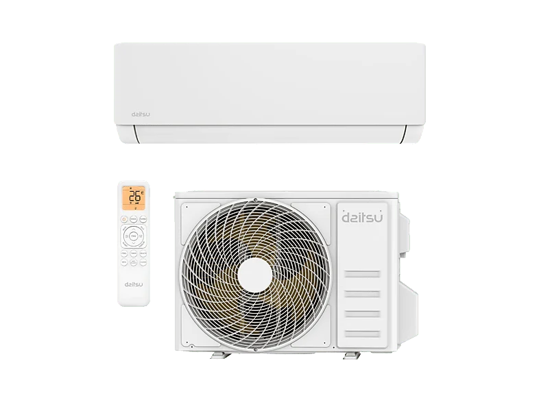 Aire acondicionado Split 1 x - Daitsu 3NDA01700 Artic DS-18KZ, 4420 fg/h, Inverter, R32, Blanco