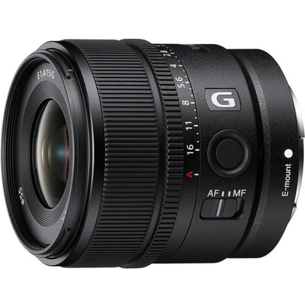 Sony - Objetivo Sony E 15 mm F-1.4 G para montura tipo E de Sony.