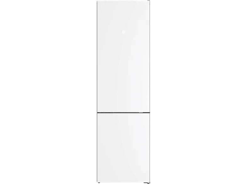 Frigorífico combi - Balay 3KFD855BI, Total No Frost, 203 cm, 363 l, Cristal blanco, Acero inoxidable