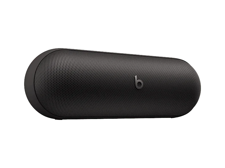 Apple Beats Pill, Altavoz Bluetooth inalámbrico, Cargador portátil USB-C, Hasta 24 horas de batería, IP67, y Android, micrófono, Negro mate