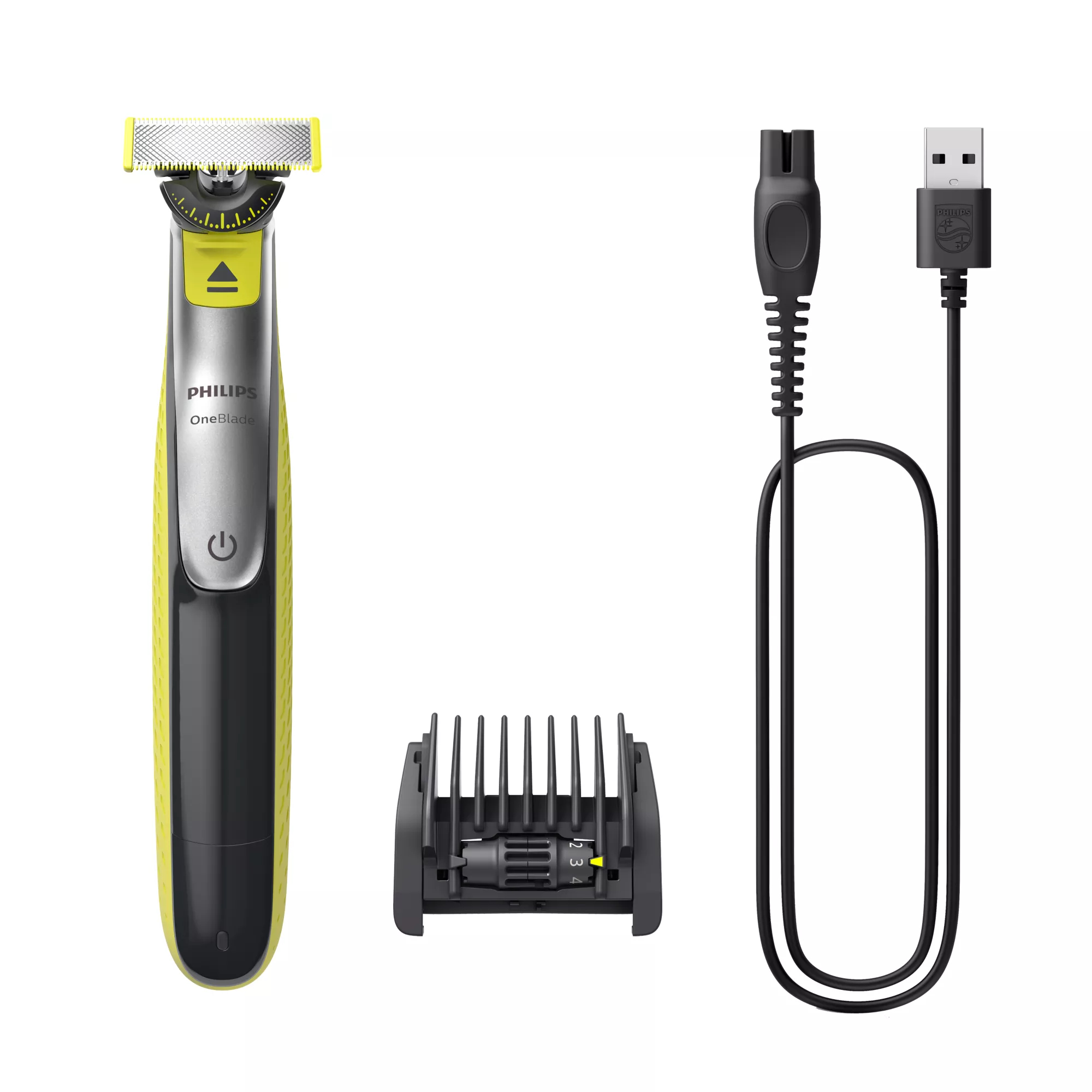 AFEITADORA PHILIPS QP2734/23 360º RECARGABLE LAVABLE HUMEDO Y SECO AJUSTABLE PEINE