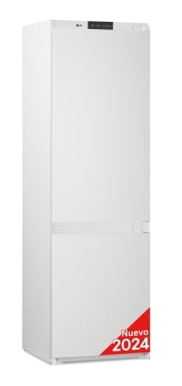Frigorífico Combi Integrable 1,77m, Clasificación energética E,capacidad de 242l, No frost - Integrable - GNM12VWHN | LG ES