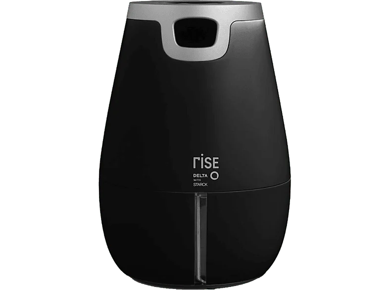Cafetera de cápsulas - Delta Q Rise con Starck, 19 bar, 1 l, 1250 W, Negro