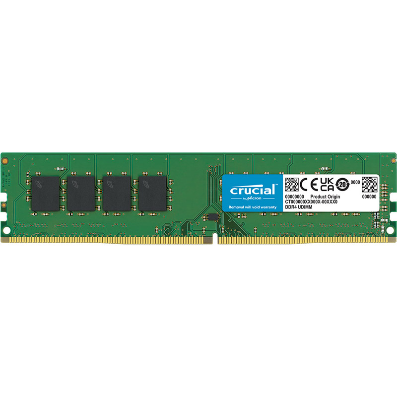 Crucial Classic 8GB 1x8GB 3200M Hz CL22 Verde Tray