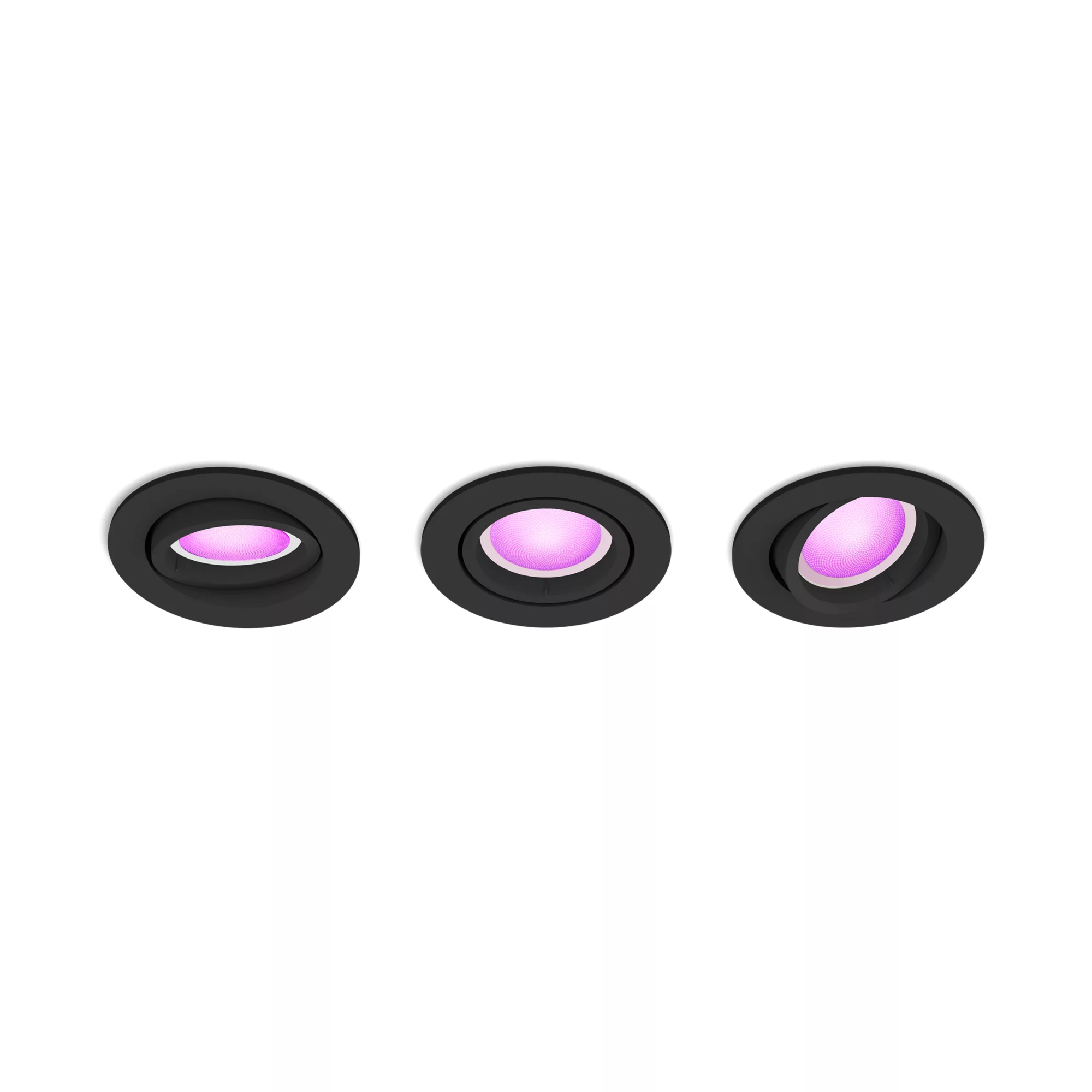 Philips Hue White & Color Ambiance Pack De 3 Focos Empotrables Centura