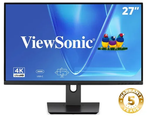 27 UHD SuperClear IPS LED Monitor with 2 HDMI DipsplayPort USB-C USB Speakers and Full Ergonomic Stand with 3 sides frameless bezel