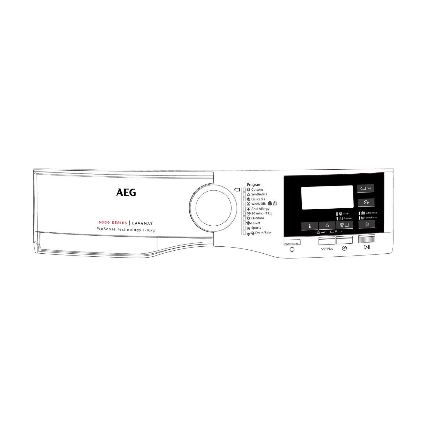 Electrolux panel mandos,blanco,AEG,L6FBG144,ES,PT 140071443018