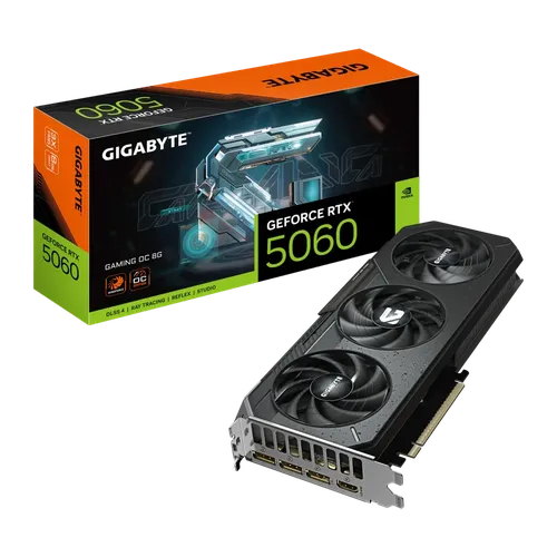 Gigabyte GeForce RTX 5060 Gaming OC 8GB GDDR7 DLSS4