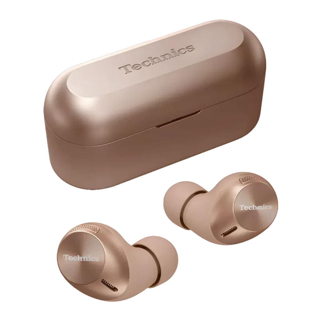 Auriculares true wireless Technics Cancelación de Ruido TWS Bluetooth Oro Rosa EAH-AZ40M2