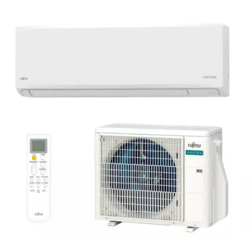 Aire acondicionado Split 1 x - Fujitsu ASY25UI-KN, 2150 fg/h, Bomba de calor, Wifi, Blanco