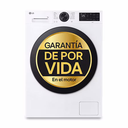 Lavadora Inteligente | LG F4X5011TLB, AI Direct Drive, TurboWash 360º, 11kg, 1400rpm, Serie 500, Un 40% más eficiente que A, Blanca - F4X5011TLB