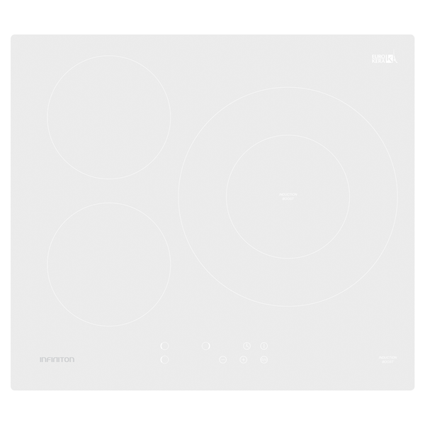 VITROCERAMICA INDUCCION INFINITON IND3WH8G32 3 ZONAS COCCION ANCHO 59 CM