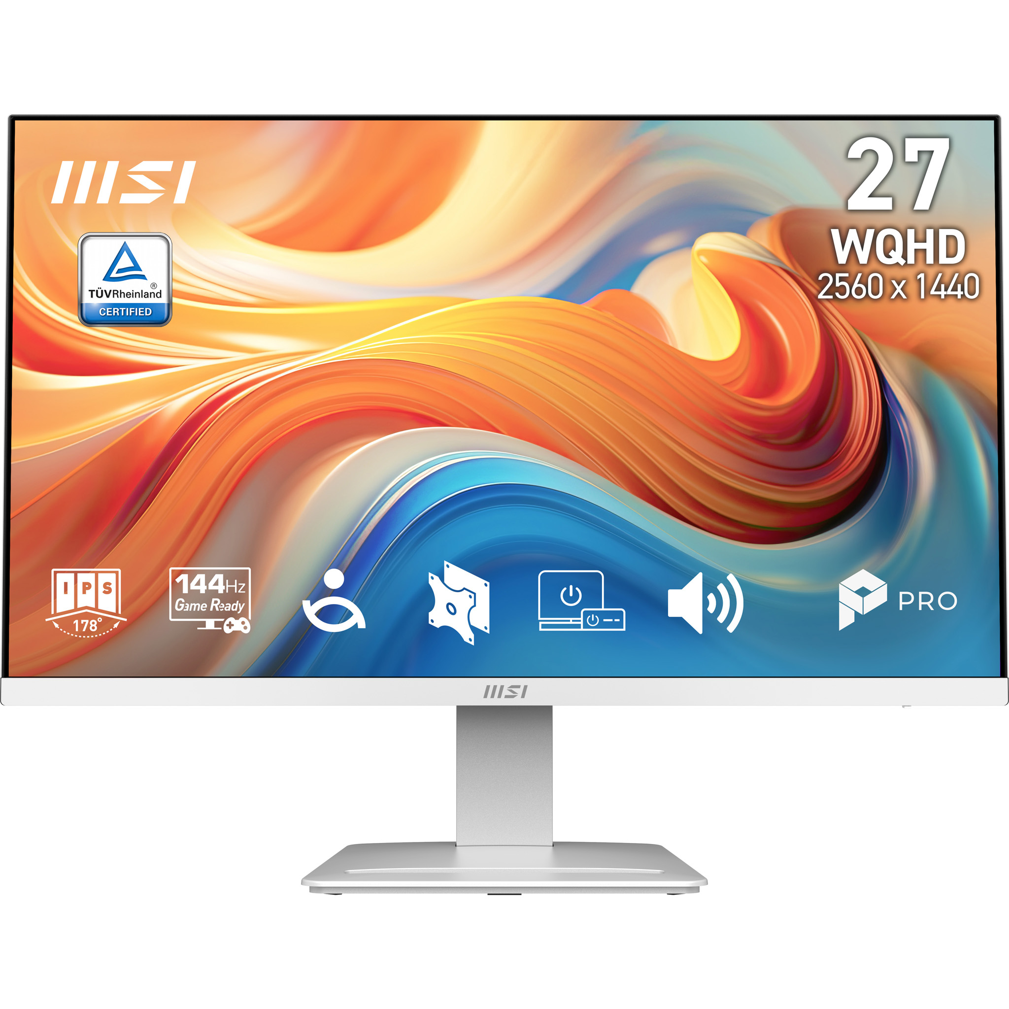 MSI Pro MP273QW E14 Pro 27" IPS Wide Quad HD HDMI Altavoces
