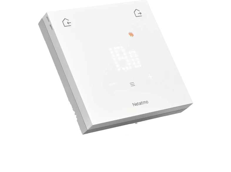 Termostato - Netatmo ETP-DC-EC, Inteligente, Inalámbrico, Wi-Fi, Blanco