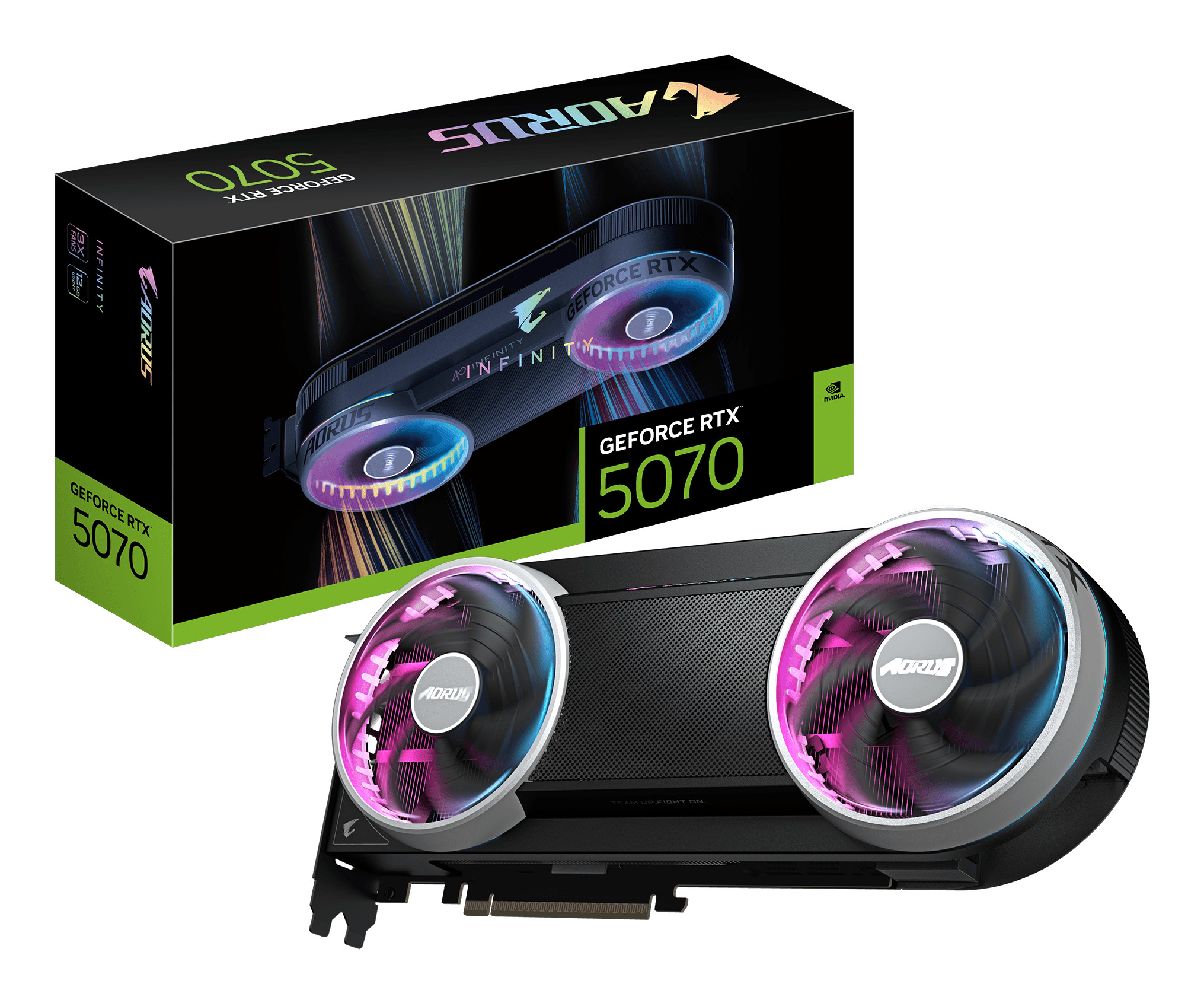 Gigabyte AORUS GeForce RTX 5070 INFINITY 12GB GDDR7