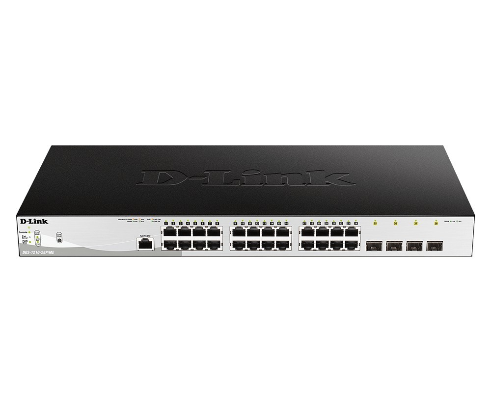 D-Link DGS-1210-28P/ME 24-PORT 10/100/1000BASE-T POE + DGS-1210-28P/ME