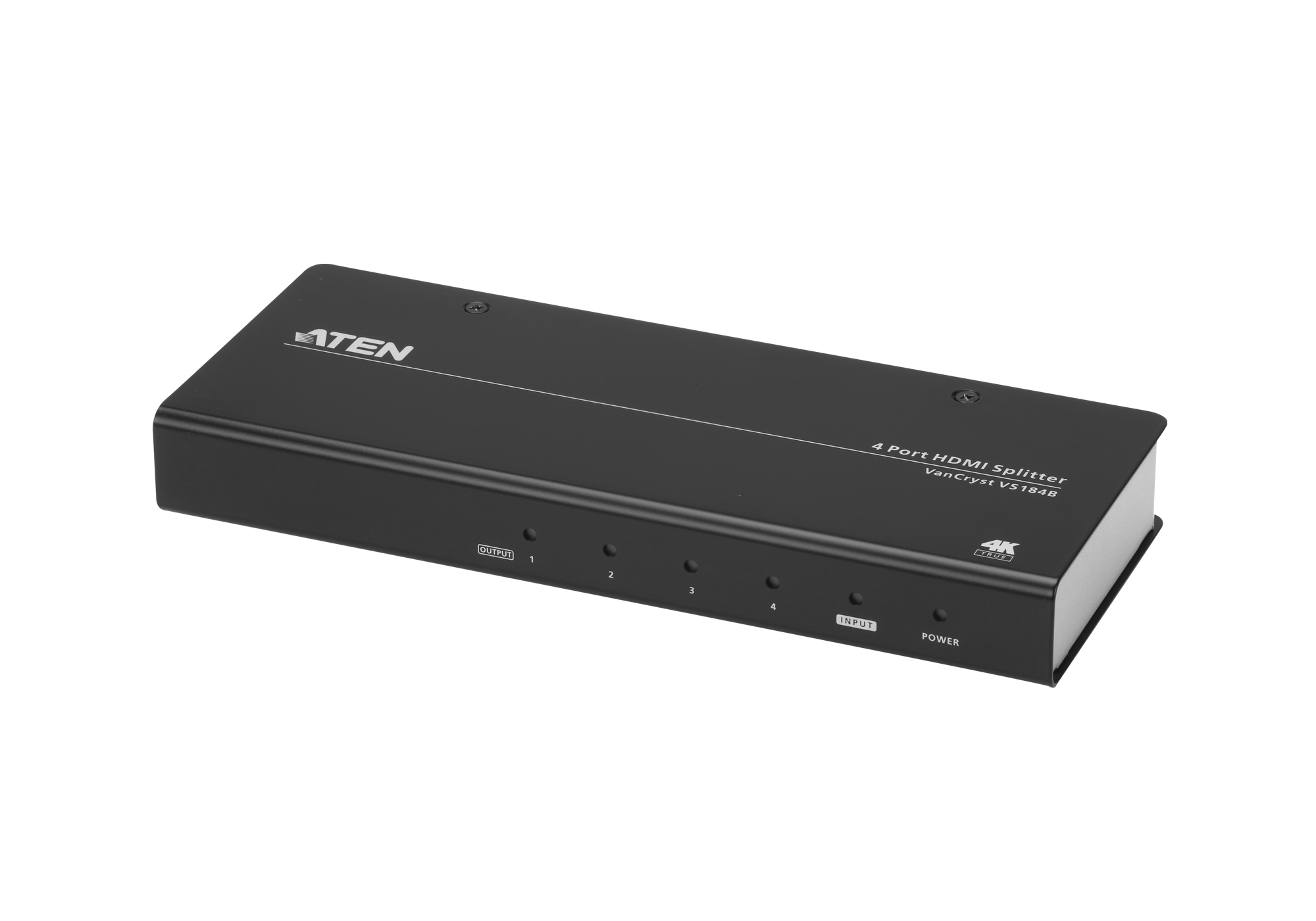 ATEN 4-Port True 4K HDMI Splitter VS184B-AT-G