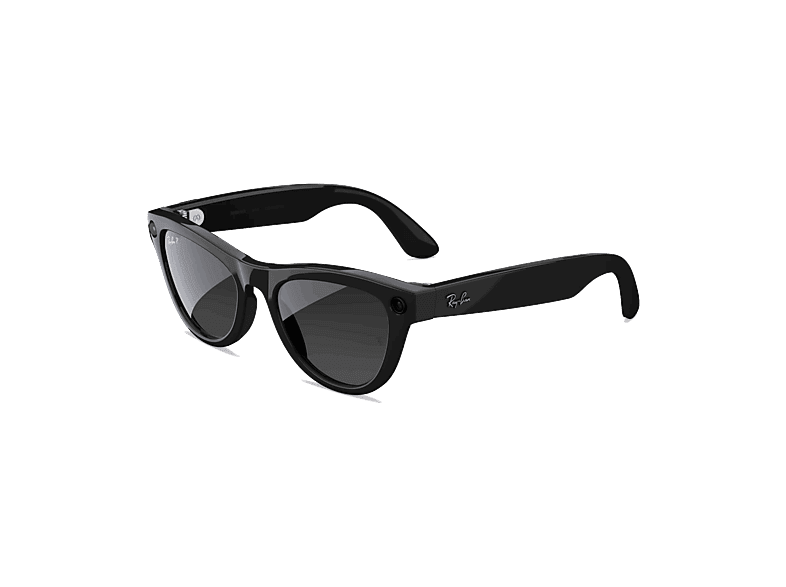 Gafas IA - Ray-Ban Meta Skyler (Gen 2), Negro brillante, Lentes polarizadas en grafito degradado, Talla estándar