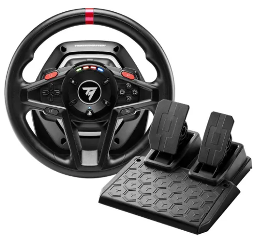 Thrustmaster T128 Simtask Pack – PS5 / PS4 / PC - Volante de simulación y pedalera