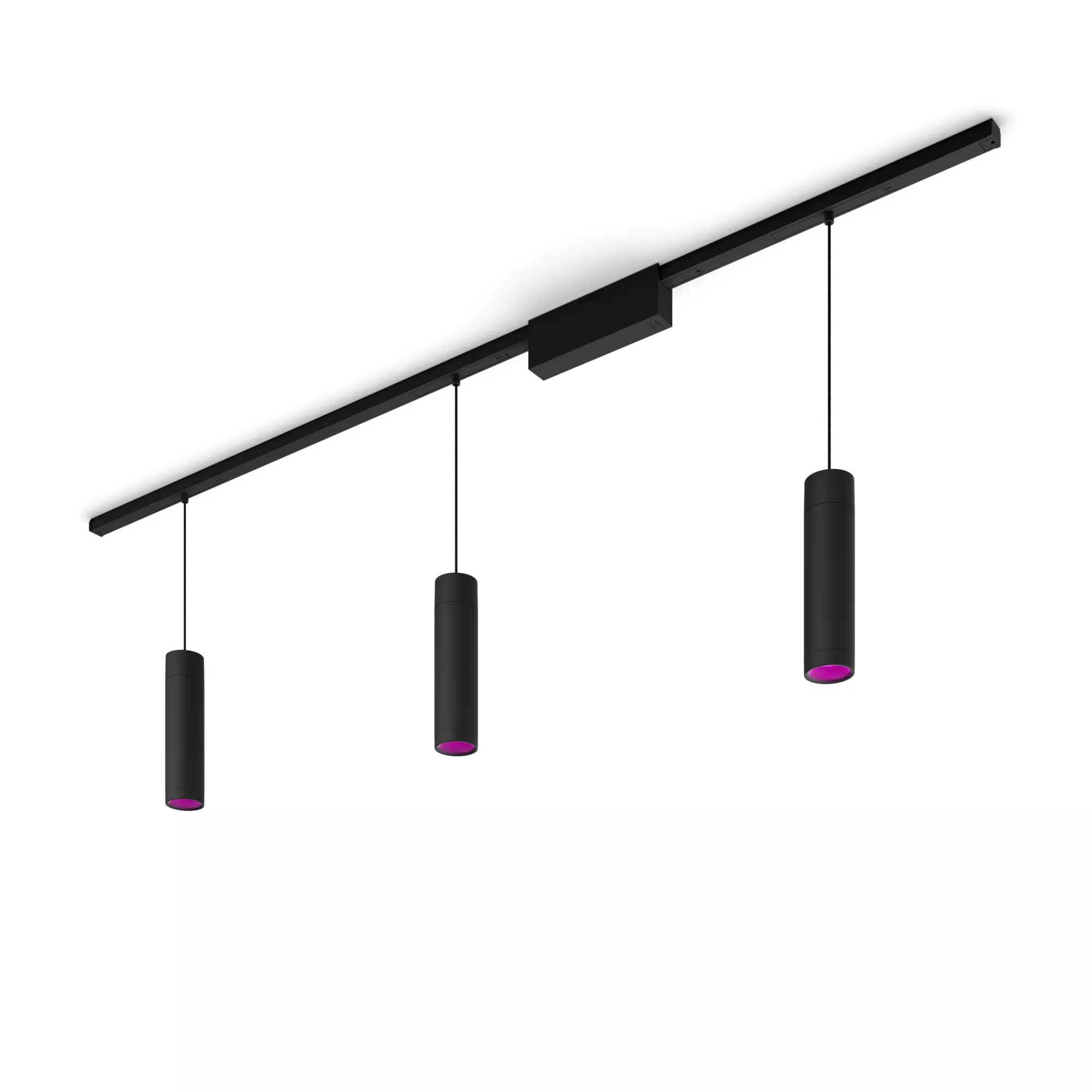 Philips Hue White & Color Ambiance Kit Perifo Base De Techo Recto (3 Suspendidas) Negro