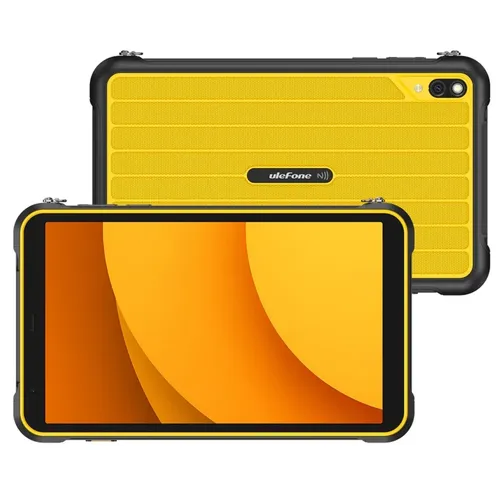 Ulefone Rugking Pad Pro NFC 4G 128GB Amarillo Batería de 7100 mAh 8GB de RAM Pantalla de 8.68"
