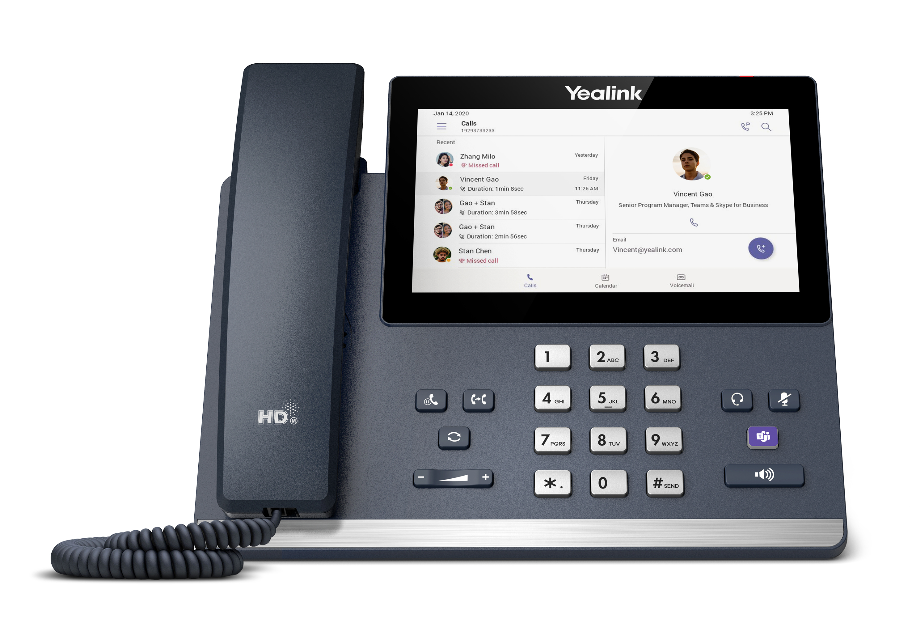 Yealink MP56 Microsoft Teams Edition teléfono IP Gris Wifi MP56-TEAMS