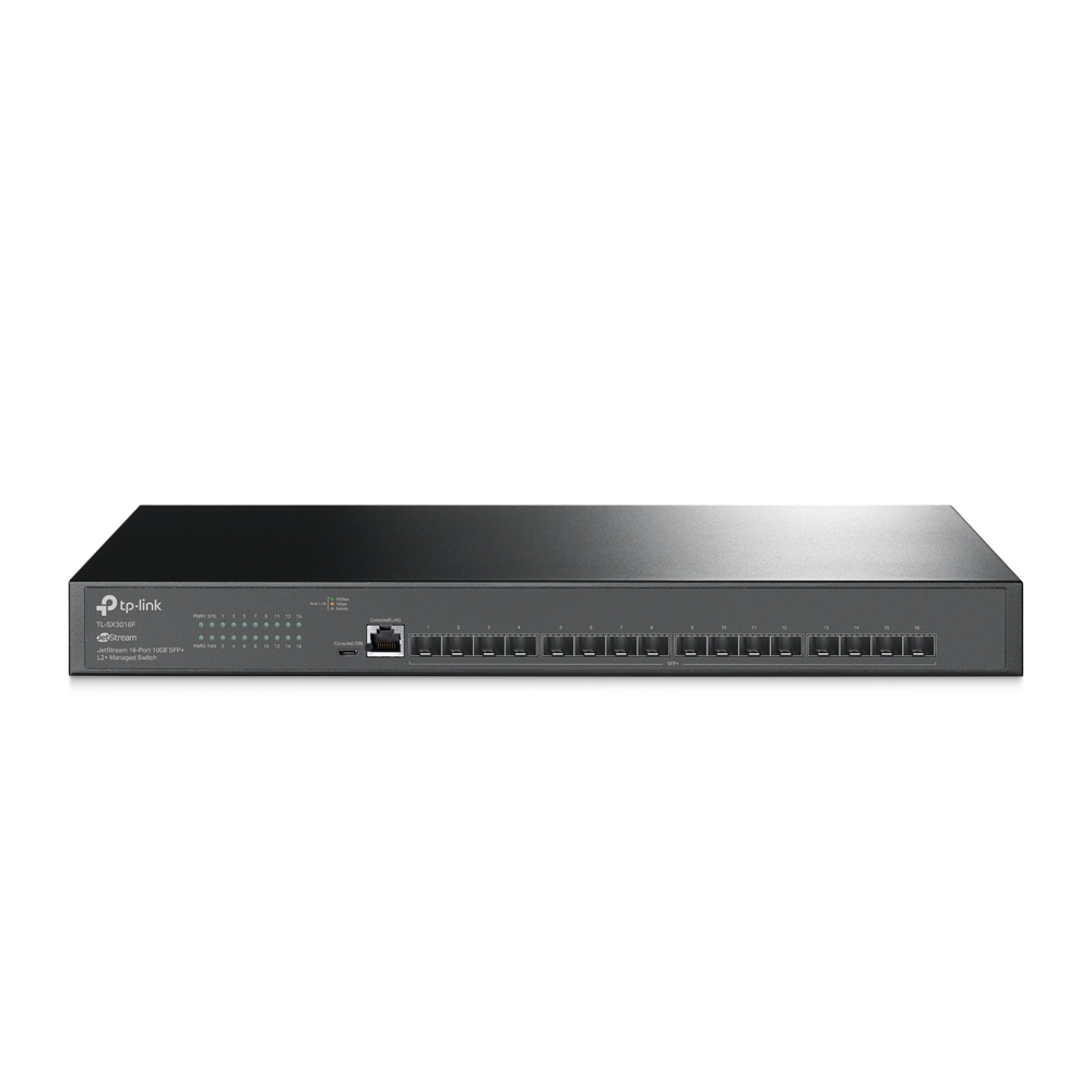 TP-Link JetStream TL-SX3016F switch Gestionado L2+/L3 Negro TL-SX3016F