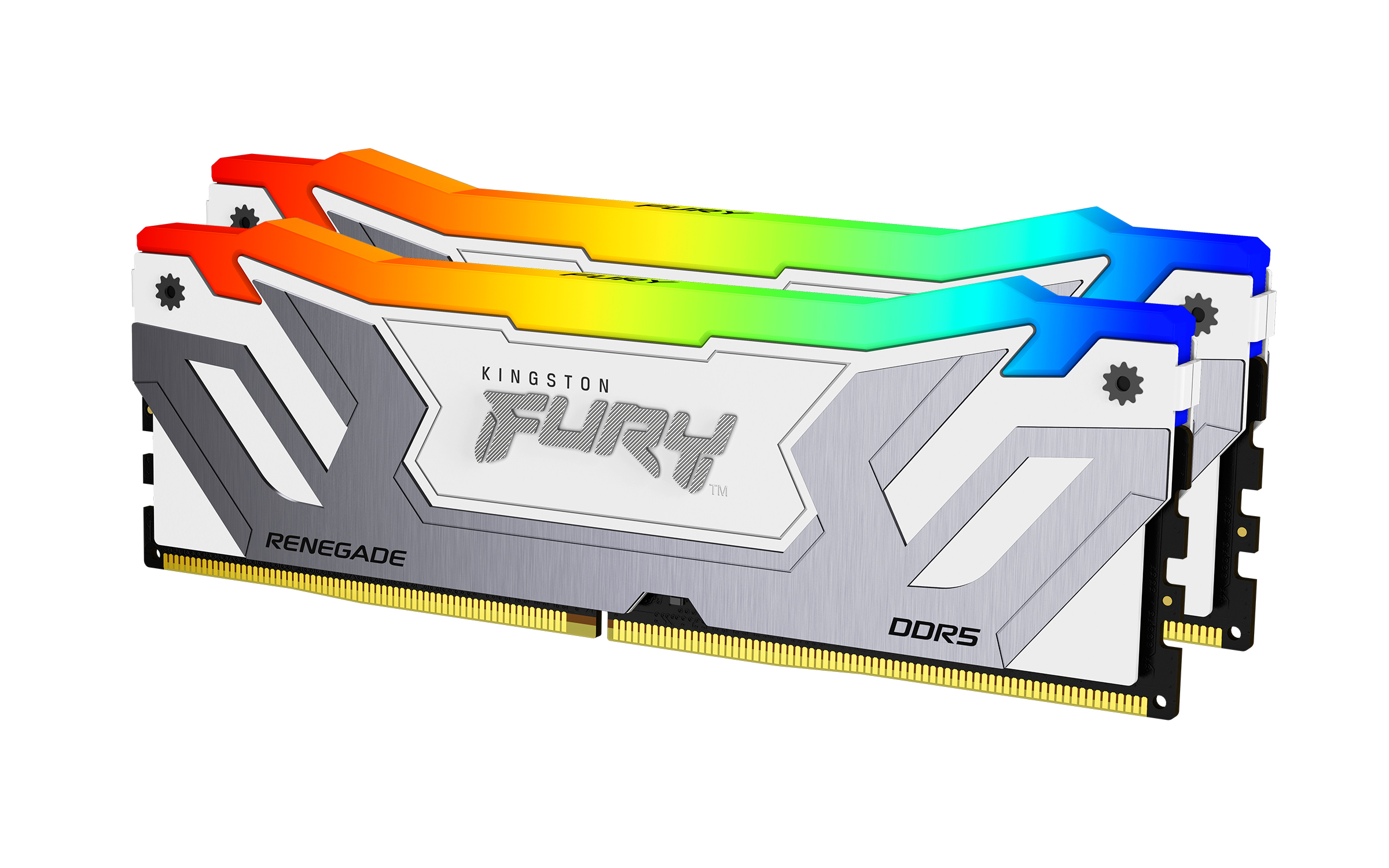 Kingston Fury Renegade RGB 48GB 2x24GB 8400M Hz CL40 XMP Blanco CUDIMM