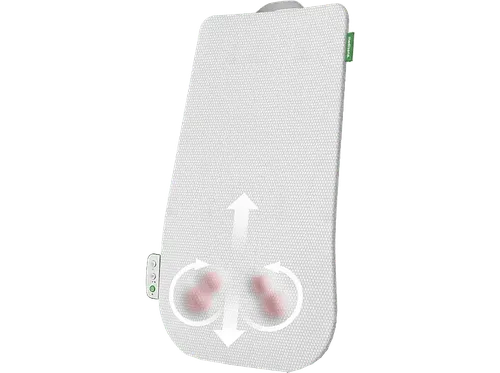Masajeador - Medisana MC 600, Cervical y Espalda, Shiatsu con Superficie de Masaje Extra Grande, Función Calor, Blanco