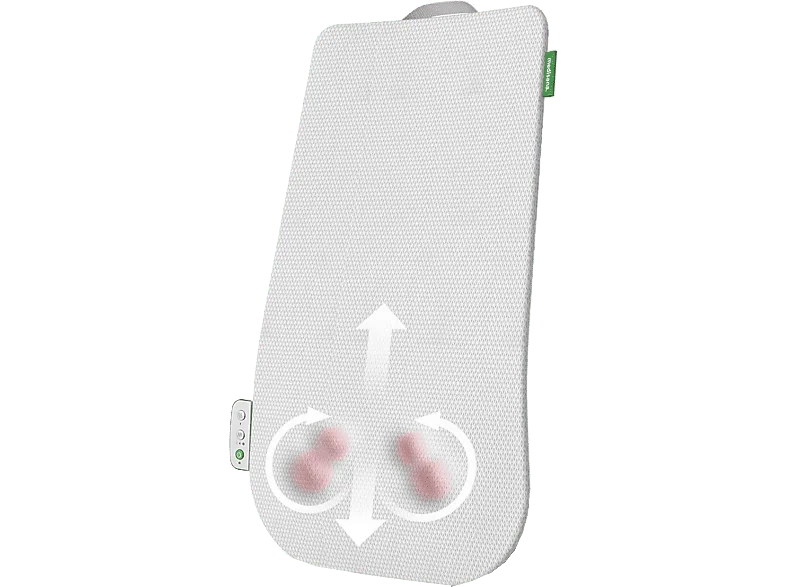 Masajeador - Medisana MC 600, Cervical y Espalda, Shiatsu con Superficie de Masaje Extra Grande, Función Calor, Blanco