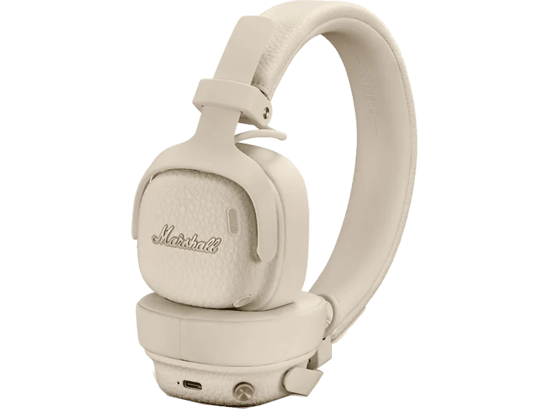 Auriculares inalámbricos - Marshall MILTON A.N.C, 80h Autonomía sin ANC, Plegable, Crema