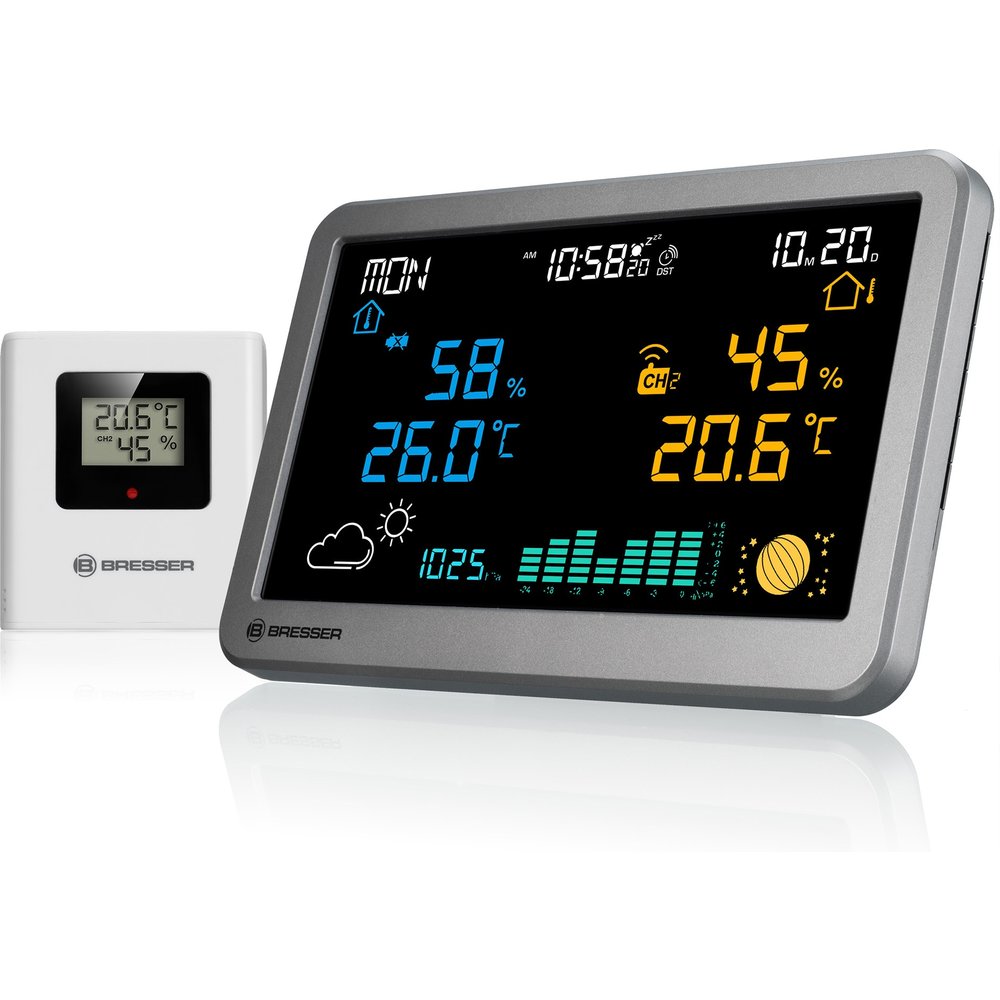 Bresser - Estación Meteorológica Inalámbrica MeteoTemp TBH.