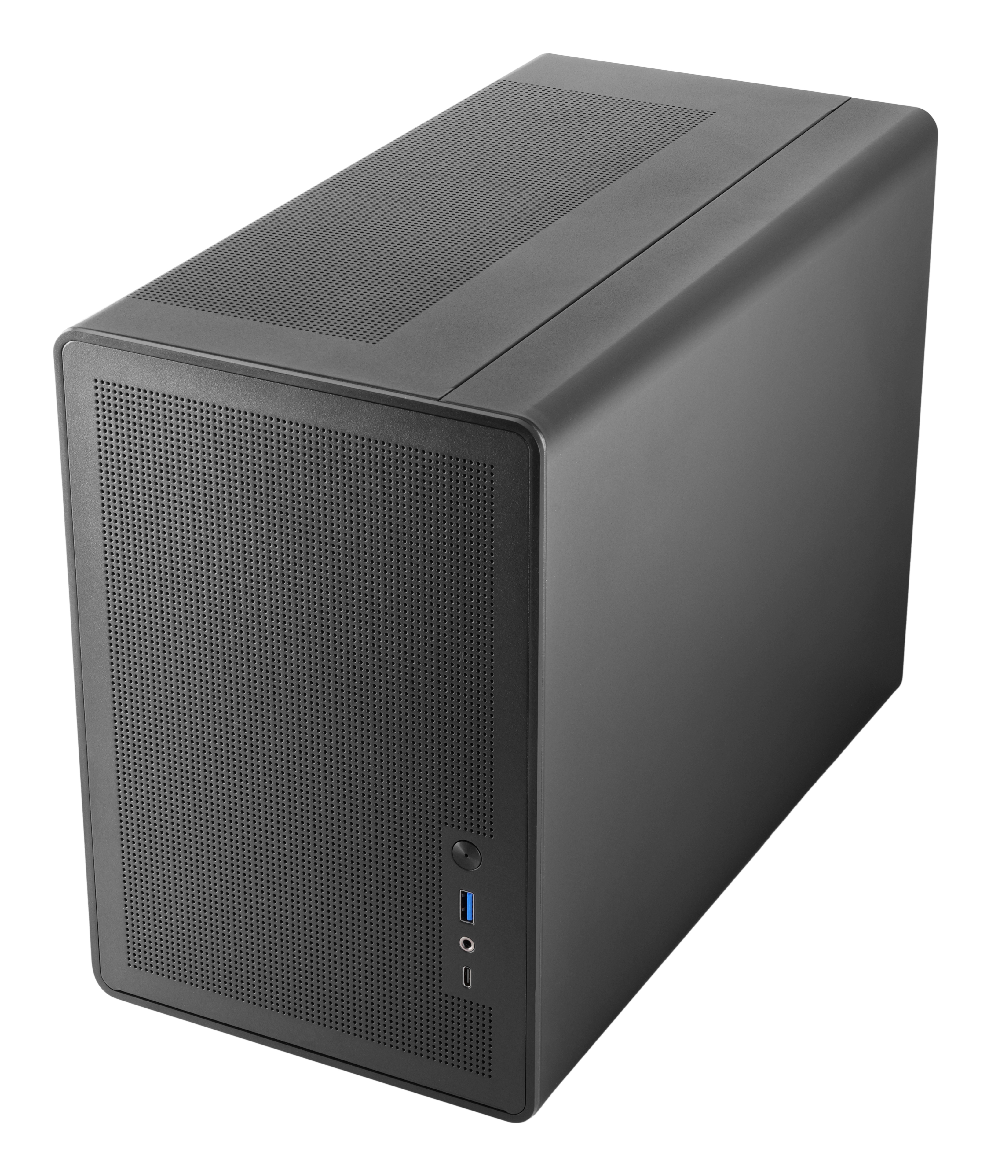 CAJA MICROATX MARS GAMING MCXPS CRISTAL TEMPLADO MESH GPU 280-360mm 1x3.5 2x2.5 NEGRO