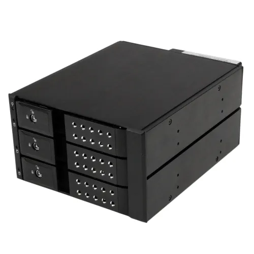 3-bay aluminium trayless hot-swap