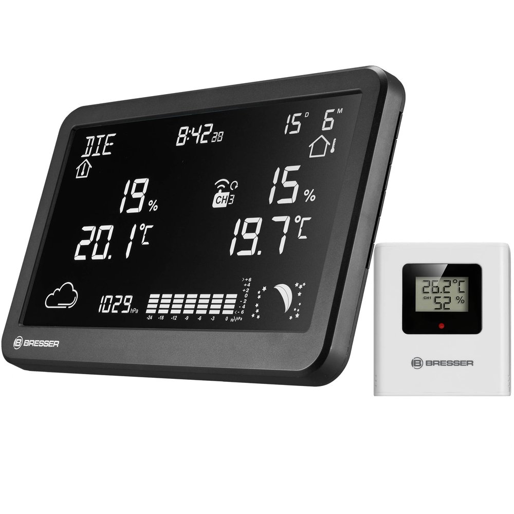 Bresser - Estación Meteorológica Inalámbrica MeteoTemp TBH.
