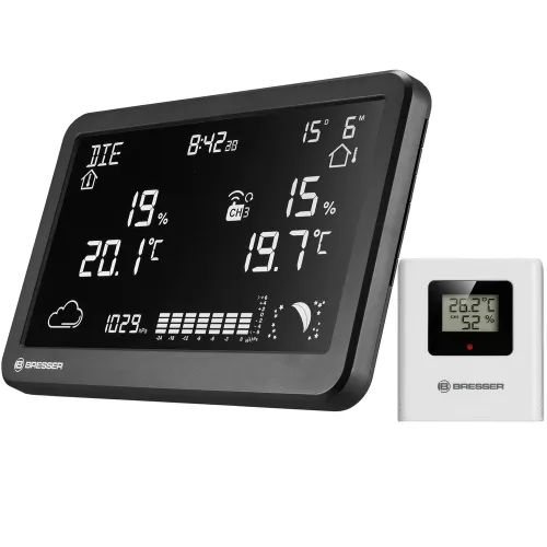 Bresser - Estación Meteorológica Inalámbrica MeteoTemp TBH.